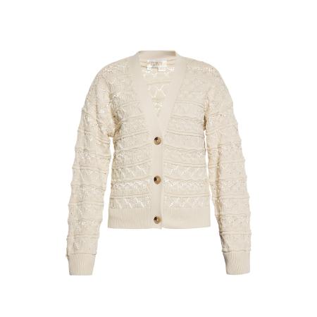 CELOCIA CELOCIA Gebreid vest beige