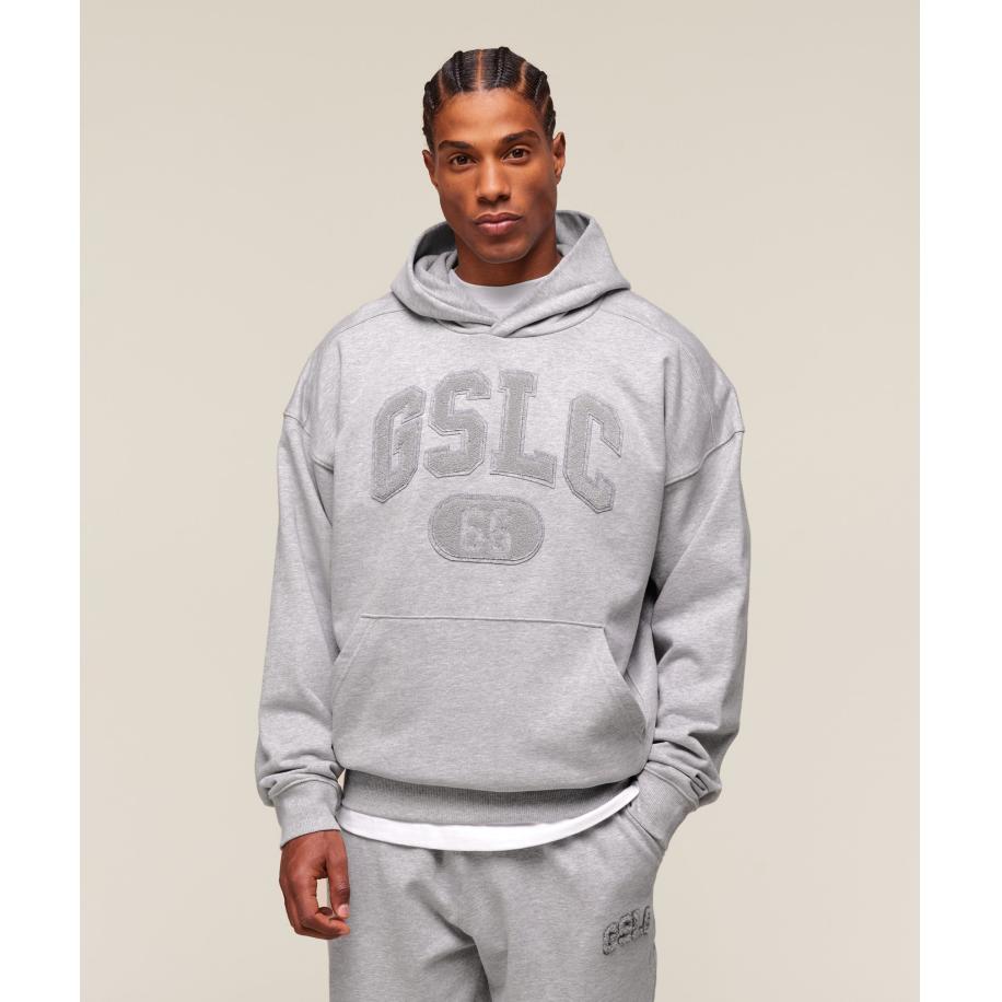 Gymshark GSLC Hoodie Light Grey Core Marl Grijs