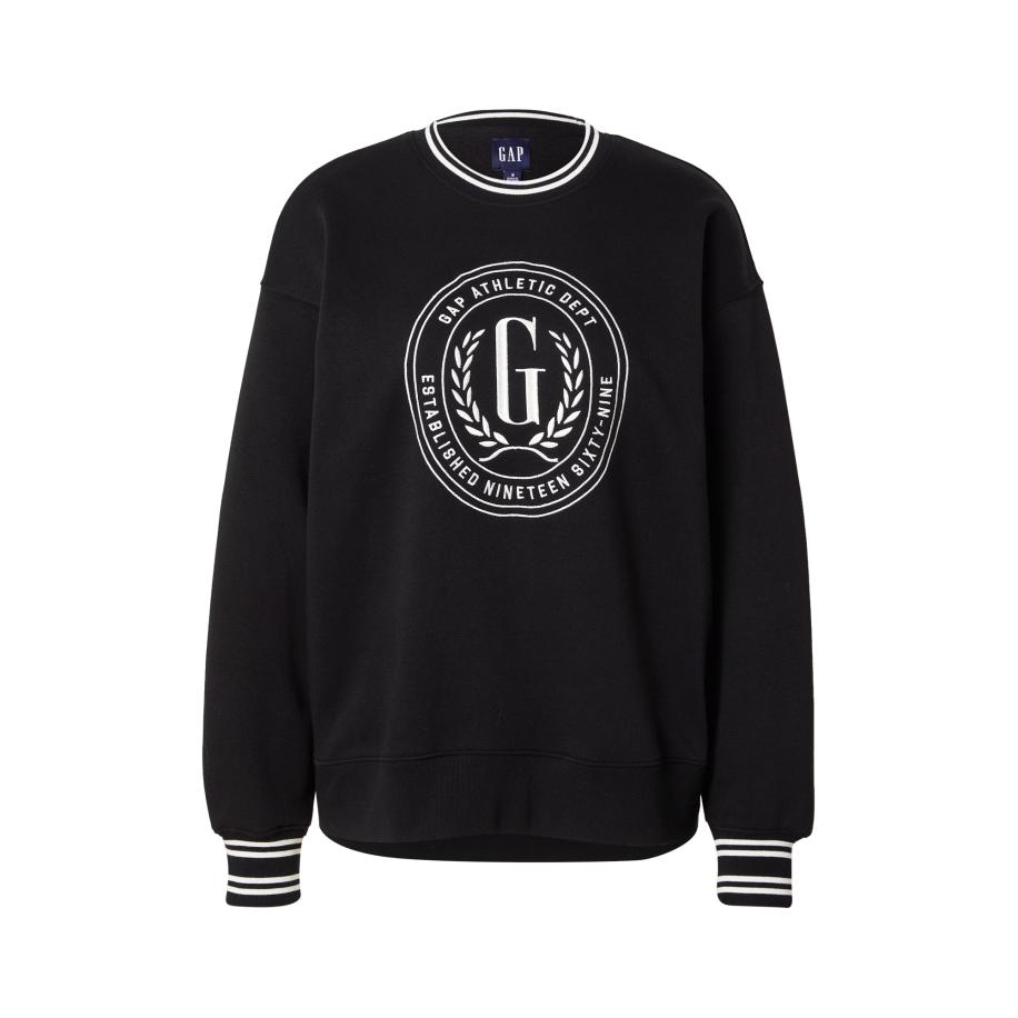 GAP GAP Sweatshirt zwart / wit -