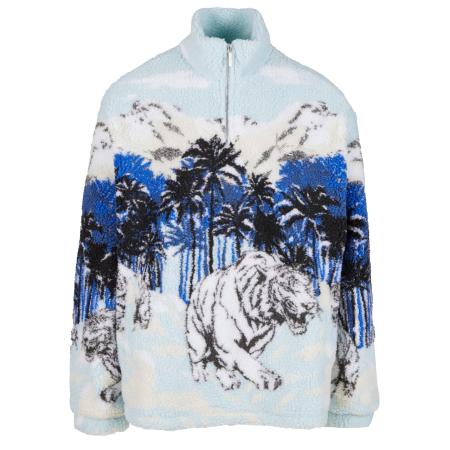Karl Kani Trui Ice Tiger blauw / grijs / zwart / wit