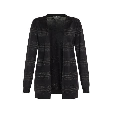 Usha usha BLACK LABEL Gebreid vest lichtbeige / zwart