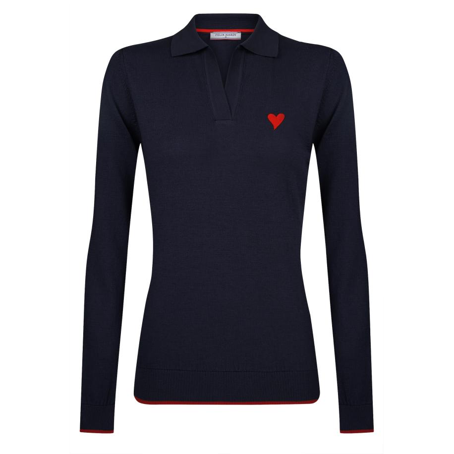 Felix Hardy Felix Hardy Trui navy / rood -