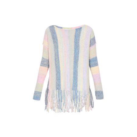 ebeeza ebeeza Trui blauw / lichtgeel / lichtroze