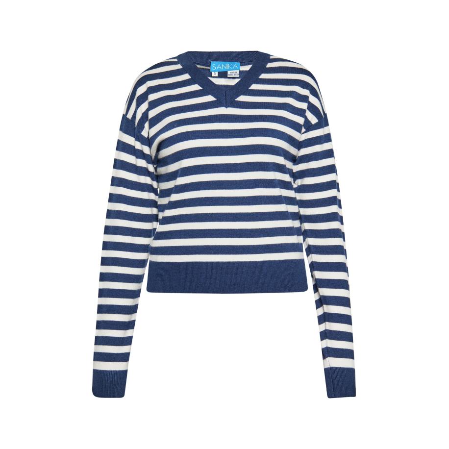 SANIKA SANIKA Trui marine / wit -