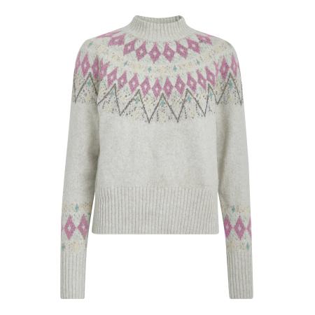 Desires DESIRES Trui Sutton crème / sand / lichtblauw / pink