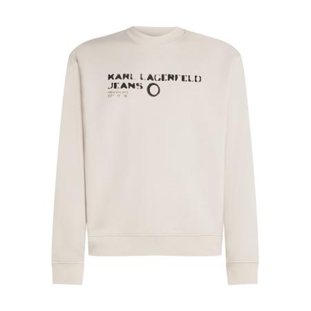 KARL LAGERFELD JEANS Sweatshirt zwart / wit