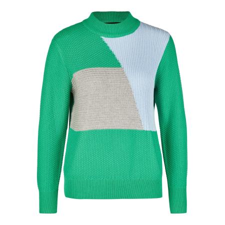 Navigazione Trui beige / lichtgrijs / groen