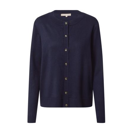 Soft Rebels Soft Rebels Gebreid vest Marla nachtblauw