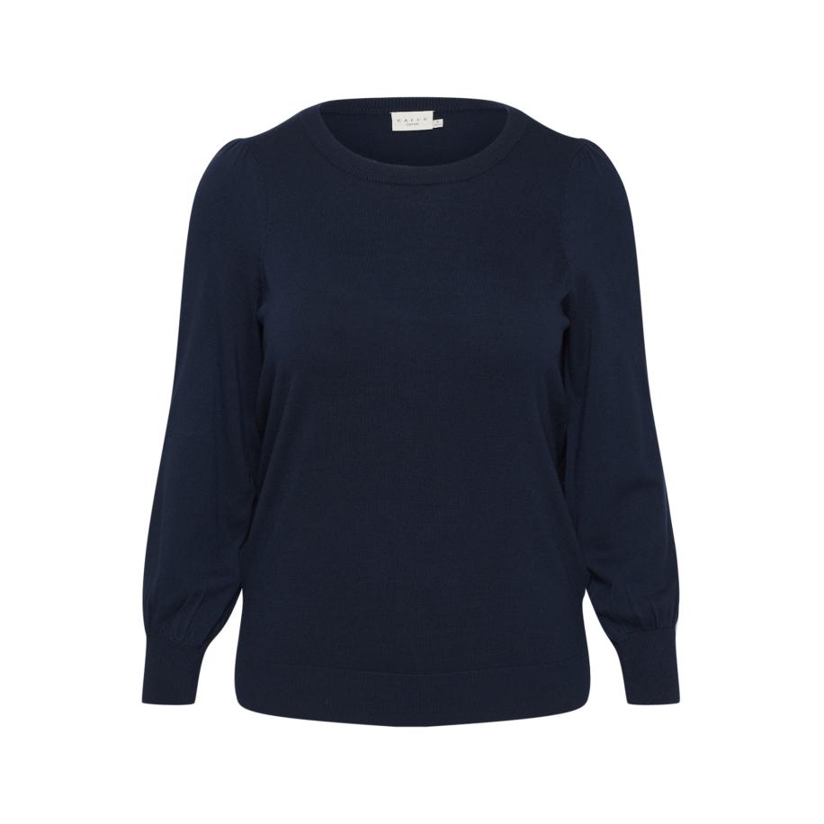 KAFFE CURVE Trui Miana navy Blauw