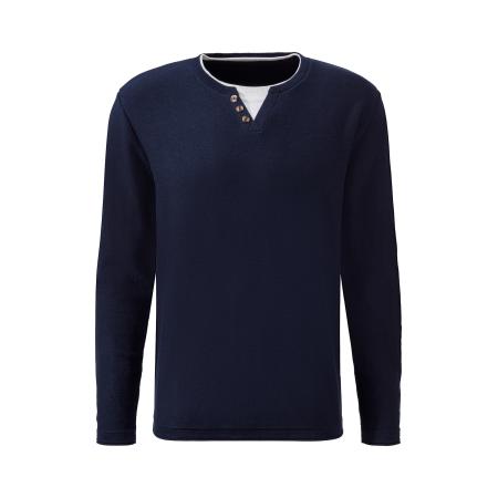 H.I.S Trui navy / wit