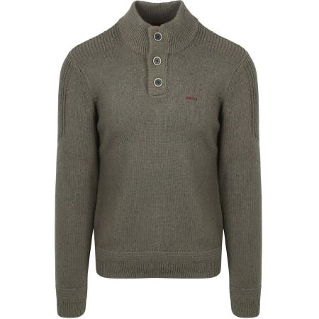NZA Pullover Mocker Conor Melange Army Grey