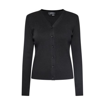 Usha usha BLACK LABEL Gebreid vest zwart