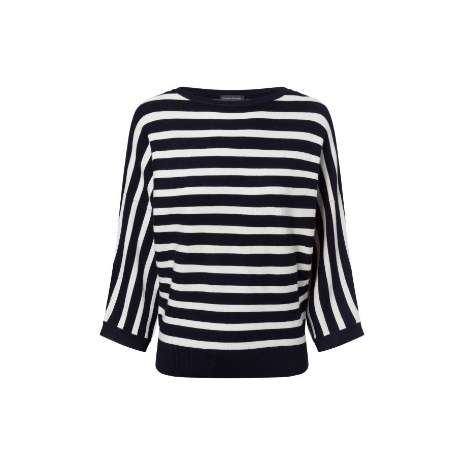Franco Callegari Trui marine / wit Multicolor