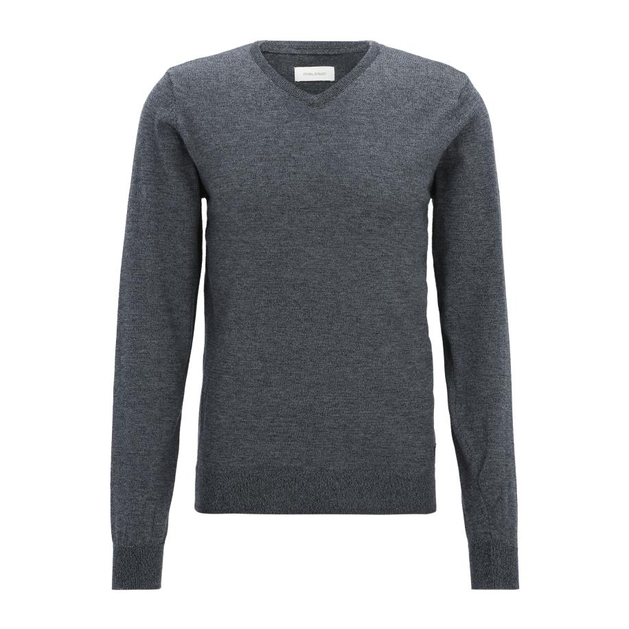 Blend BLEND Trui Bruton zwart gemêleerd -