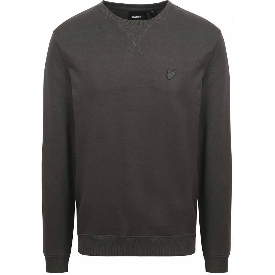 Lyle & Scott Sweater Antraciet Grijs