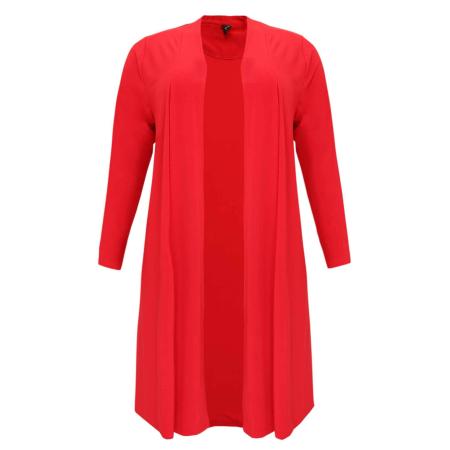 Yoek YOEK Gebreid vest rood