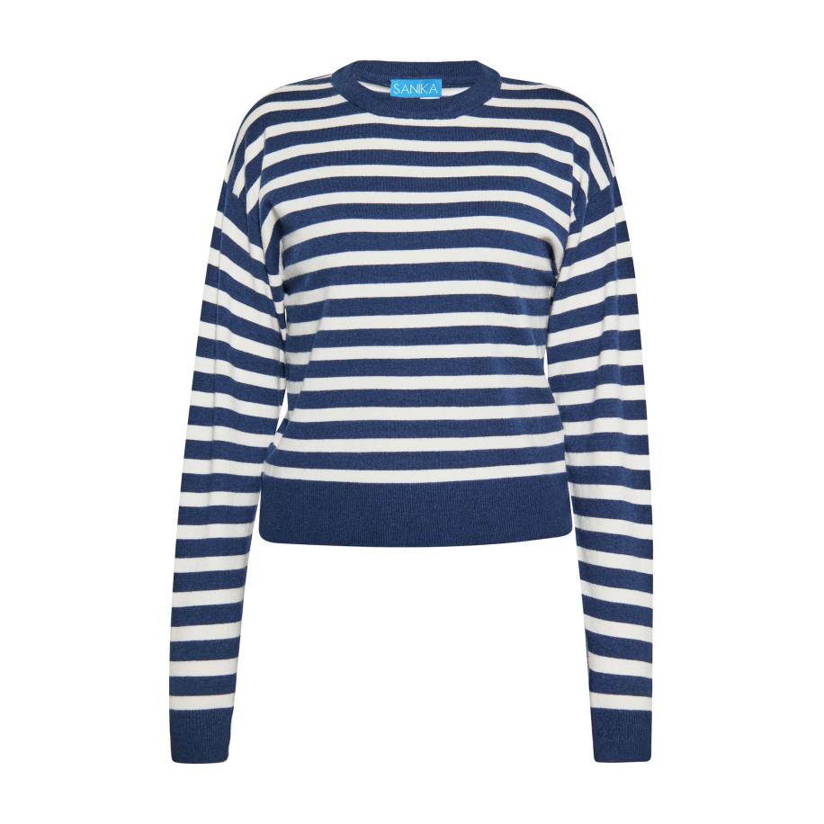 SANIKA SANIKA Trui navy / wit -