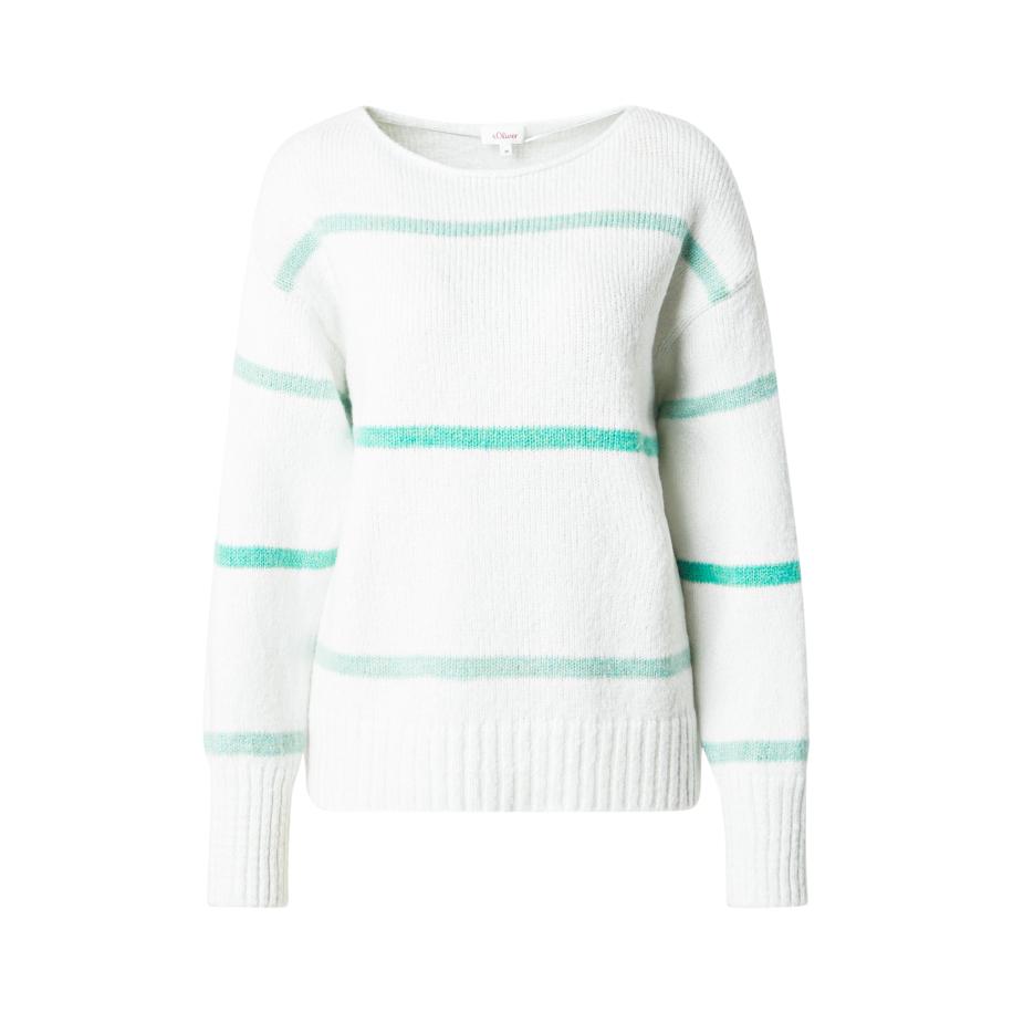 s.Oliver s.Oliver Trui lichtgroen / wit -