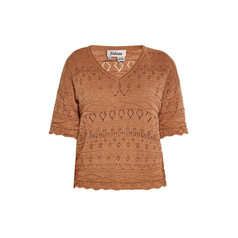 Sidona Sidona Trui camel -