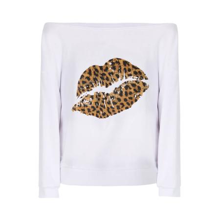 No Matter What No Matter What Sweatshirt lichtbruin / zwart / wit