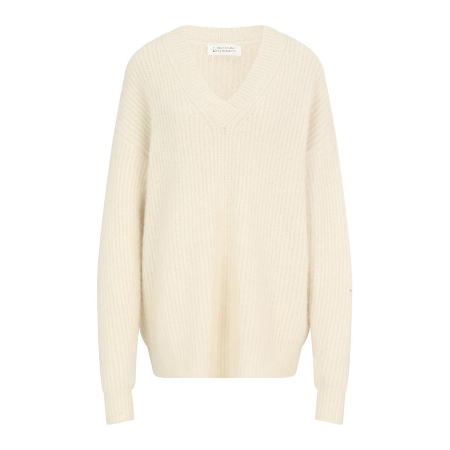 Guido Maria Kretschmer Women Trui Farina wolwit Wit