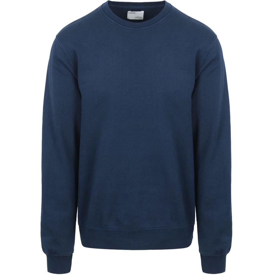 Colorful Standard Sweater Donkerblauw Blauw