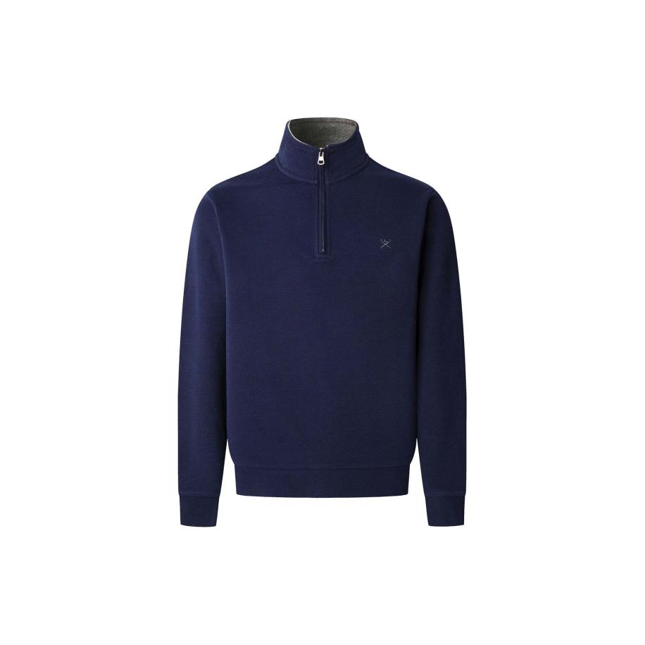 Hackett London Sweatshirt navy Blauw
