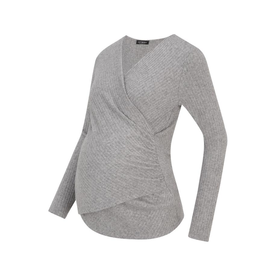 Attesa Attesa Trui JENNIFER grijs gemêleerd -