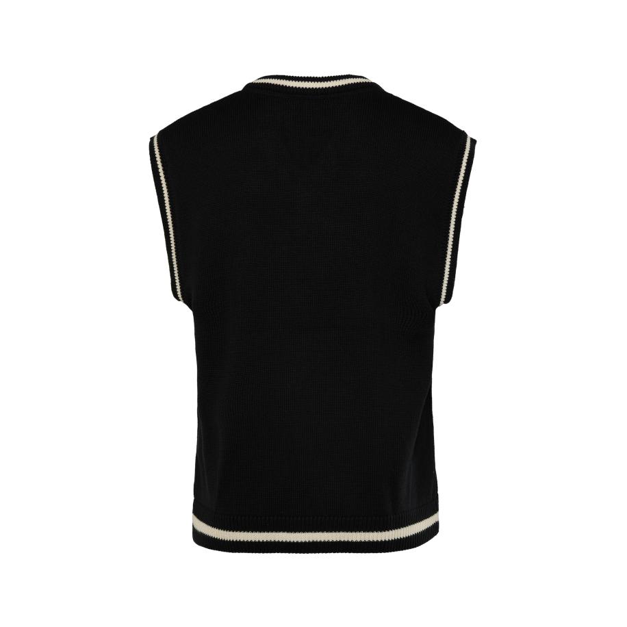 STHUGE STHUGE Spencer grijs gemêleerd / zwart / wit -