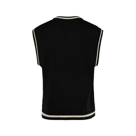 STHUGE STHUGE Spencer grijs gemêleerd / zwart / wit