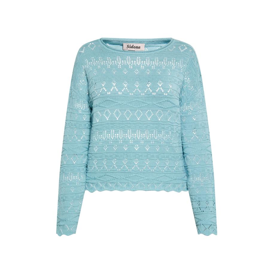 Sidona Sidona Trui hemelsblauw -