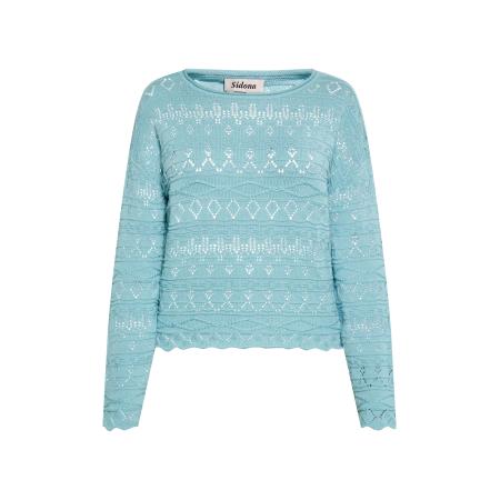 Sidona Sidona Trui hemelsblauw