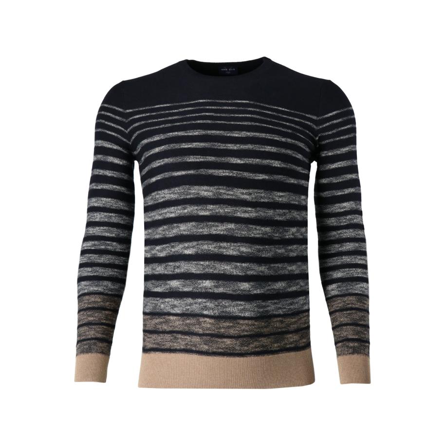 Marvelis Casual Trui, Horizontale strepen Multicolor