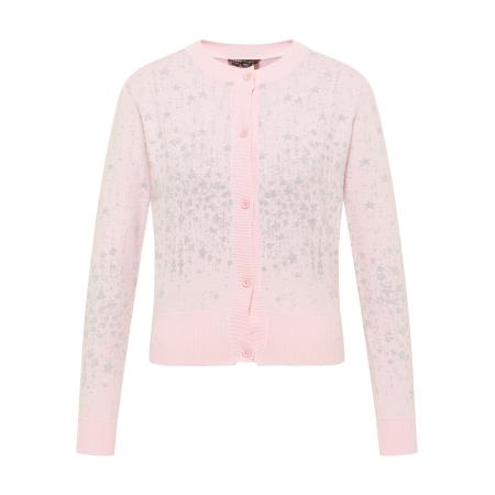 MyMo At Night myMo at night Gebreid vest pastelroze / zilver