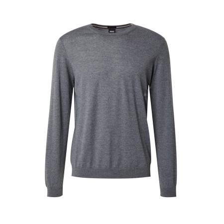 Hugo Boss BOSS Trui Leno grijs gemêleerd