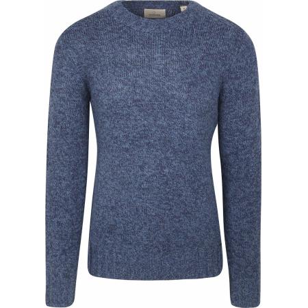 Dstrezzed Crewneck Per Melange Navy
