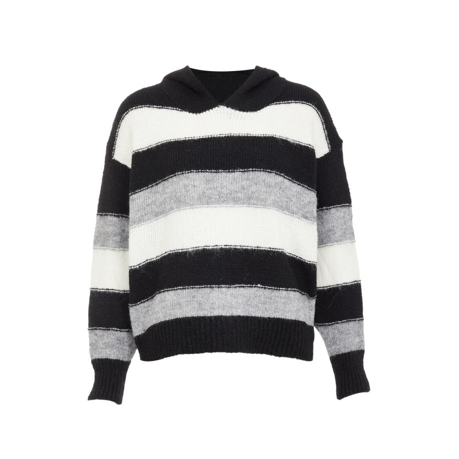 Jalene Jalene Trui lichtgrijs / zwart / wit -