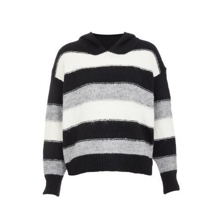 Jalene Jalene Trui lichtgrijs / zwart / wit