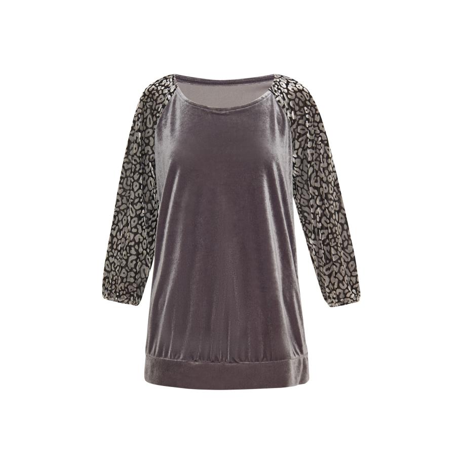 FELIPA FELIPA Sweatshirt Fashion Look grijs / zwart -