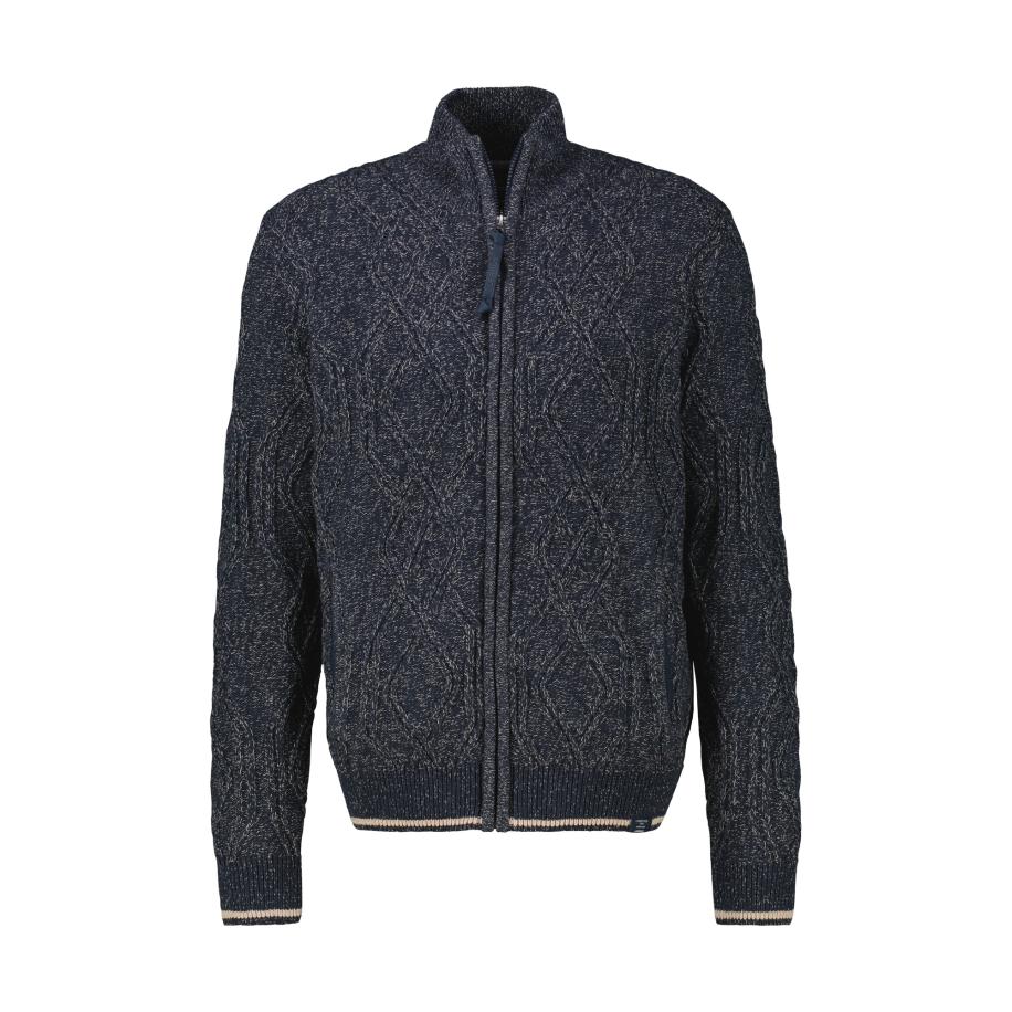 Lerros LERROS Gebreid vest crème / navy -