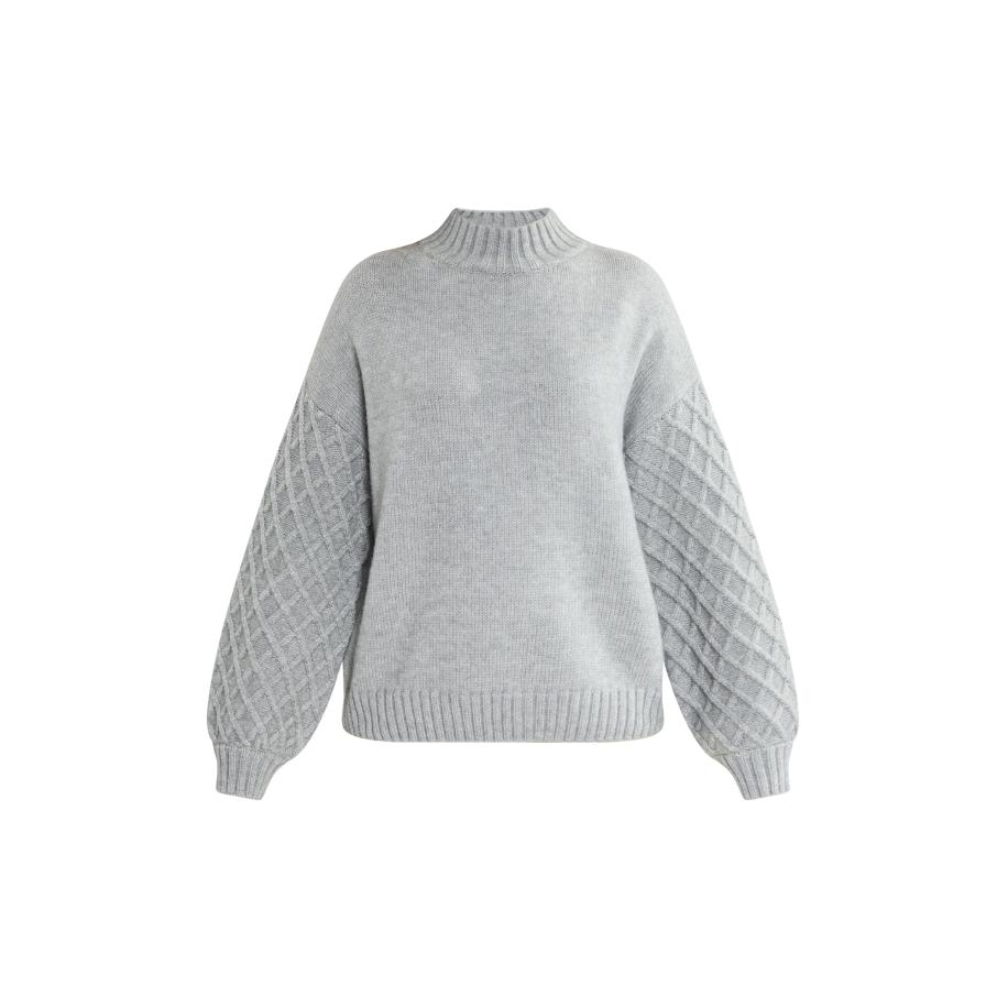 RISA RISA Trui grijs gemêleerd -