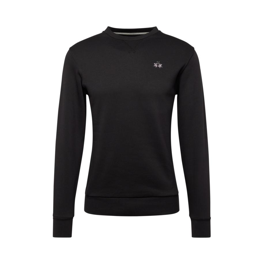La Martina La Martina Sweatshirt zwart / wit -