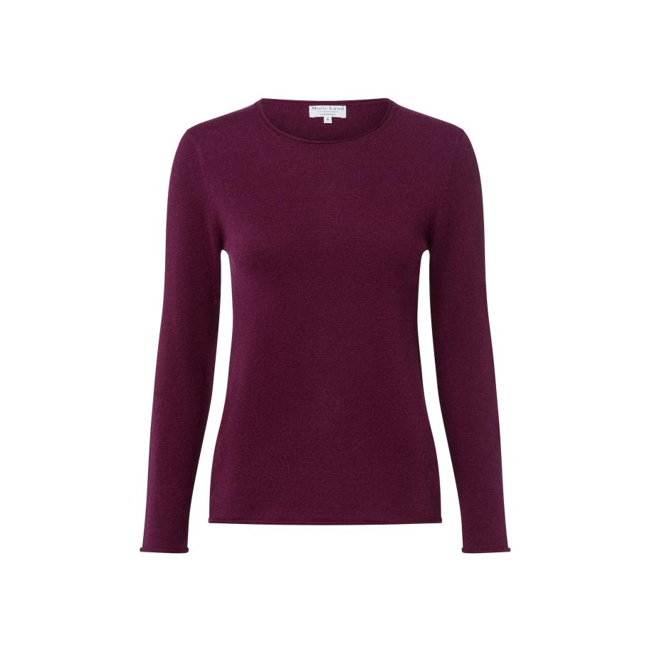 Marie Lund Marie Lund Trui aubergine -