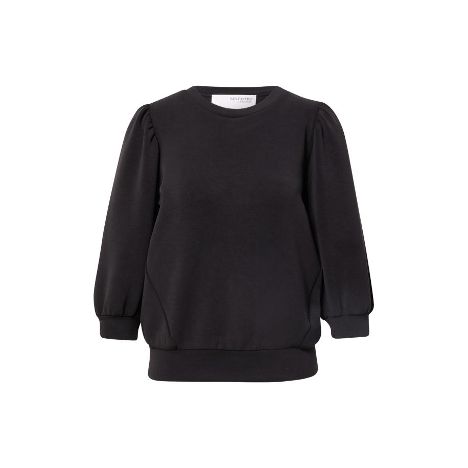 Selected SELECTED Sweatshirt TENNY zwart -