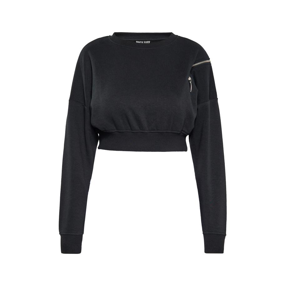 ROCKEASY ROCKEASY Sweatshirt zwart -