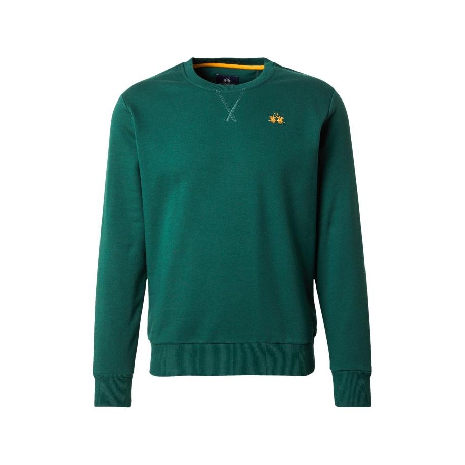 La Martina La Martina Sweatshirt goud / donkergroen -