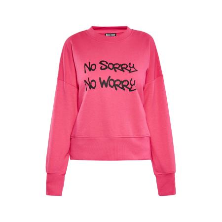 ROCKEASY ROCKEASY Sweatshirt pink / zwart