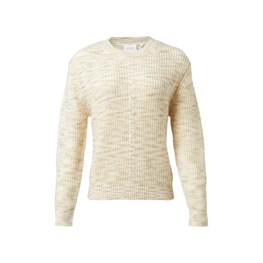 comma casual identity comma casual identity Trui chamois / kaki / wolwit -