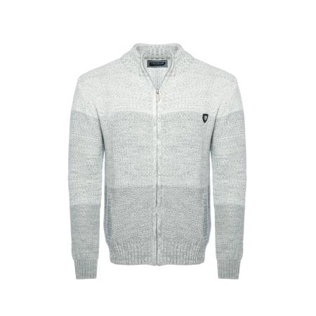 Carisma CARISMA Gebreid vest lichtgrijs / grijs gemêleerd / wit gemêleerd