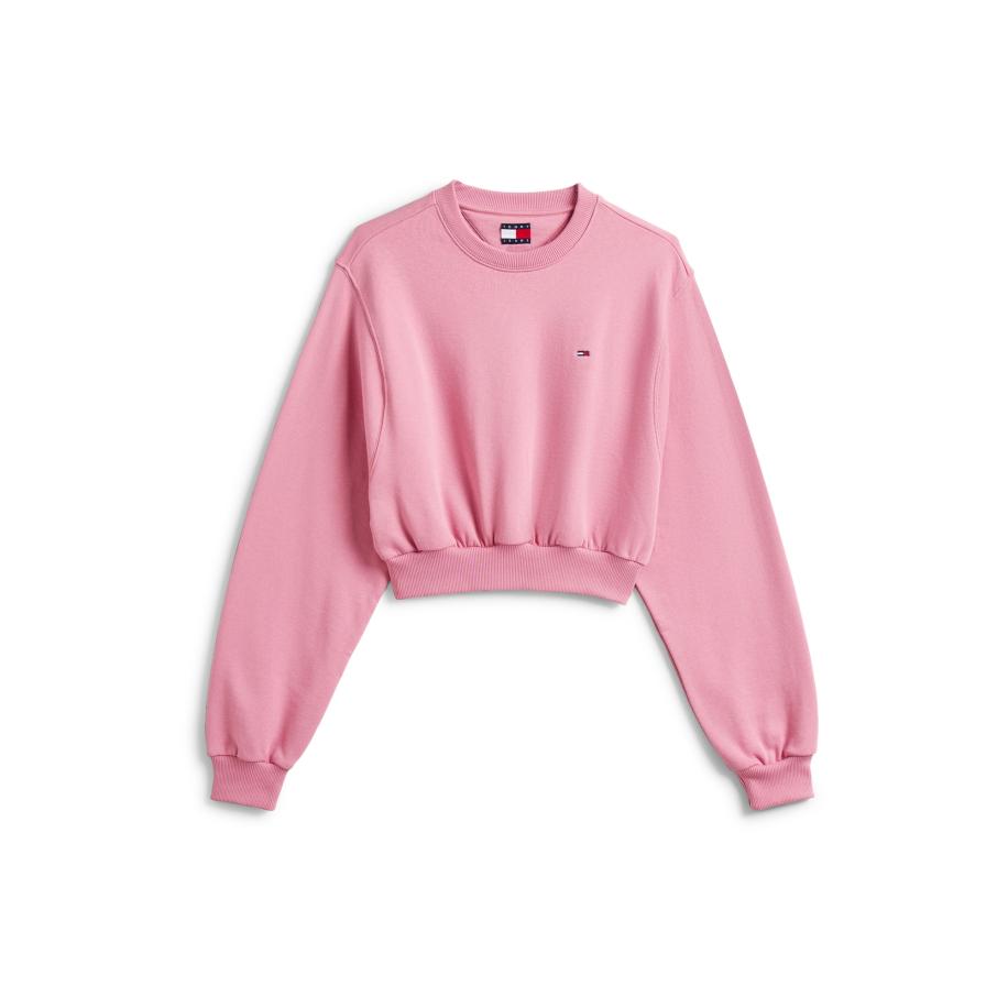 Tommy Jeans Tommy Jeans Sweatshirt lichtroze -